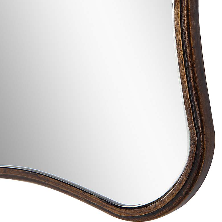 Image 6 Noble Park Seren Antique Bronze 24" x 36" Arch Wall Mirror more views