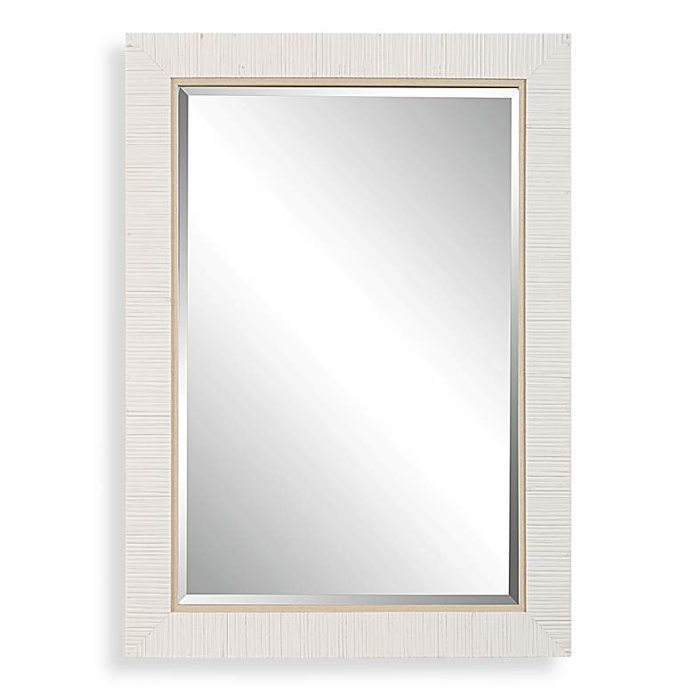 Image 2 Noble Park Serenova White 25" x 35" Rectangular Wall Mirror