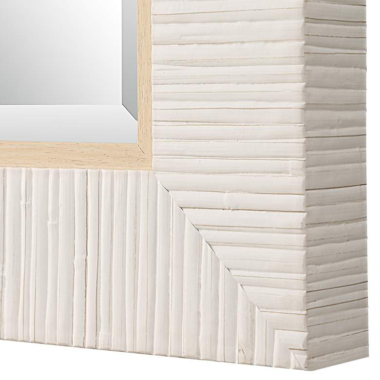 Image 5 Noble Park Serenova White 25" x 35" Rectangular Wall Mirror more views