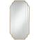 Noble Park Symphony 47" x 23 1/2" Gold Scalloped Edge Wall Mirror