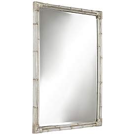 Image5 of Noble Park Takeo 31" x 43" Rectangular Silver Bamboo Wall Mirror more views