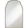 3_Noble Park Tali Antique Gold 40" x 26" Wave Traditional Mirror