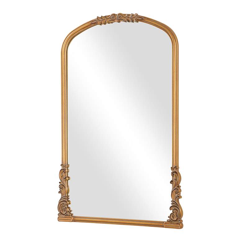 Image 4 Noble Park Vespera Antiqued Gold 23 3/4" x 36" Wall Mirror more views