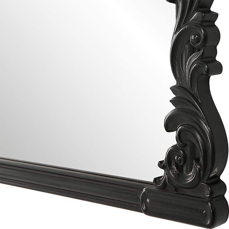 Image 5 Noble Park Vespera Satin Black 38" x 28" Decorative Mirror more views