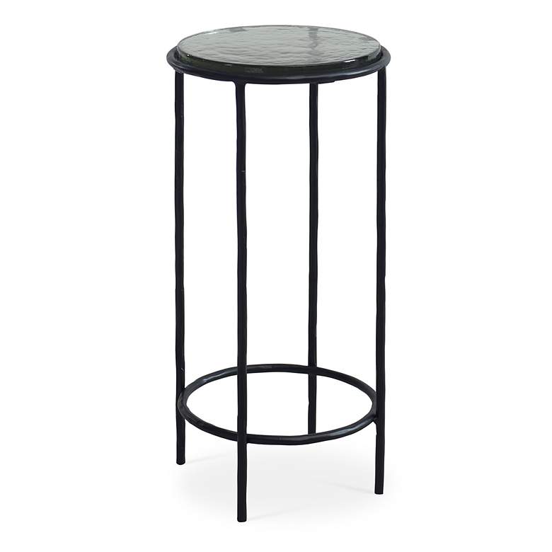 Image 2 Noble Park Victoria 12" Wide Black Round Accent Table