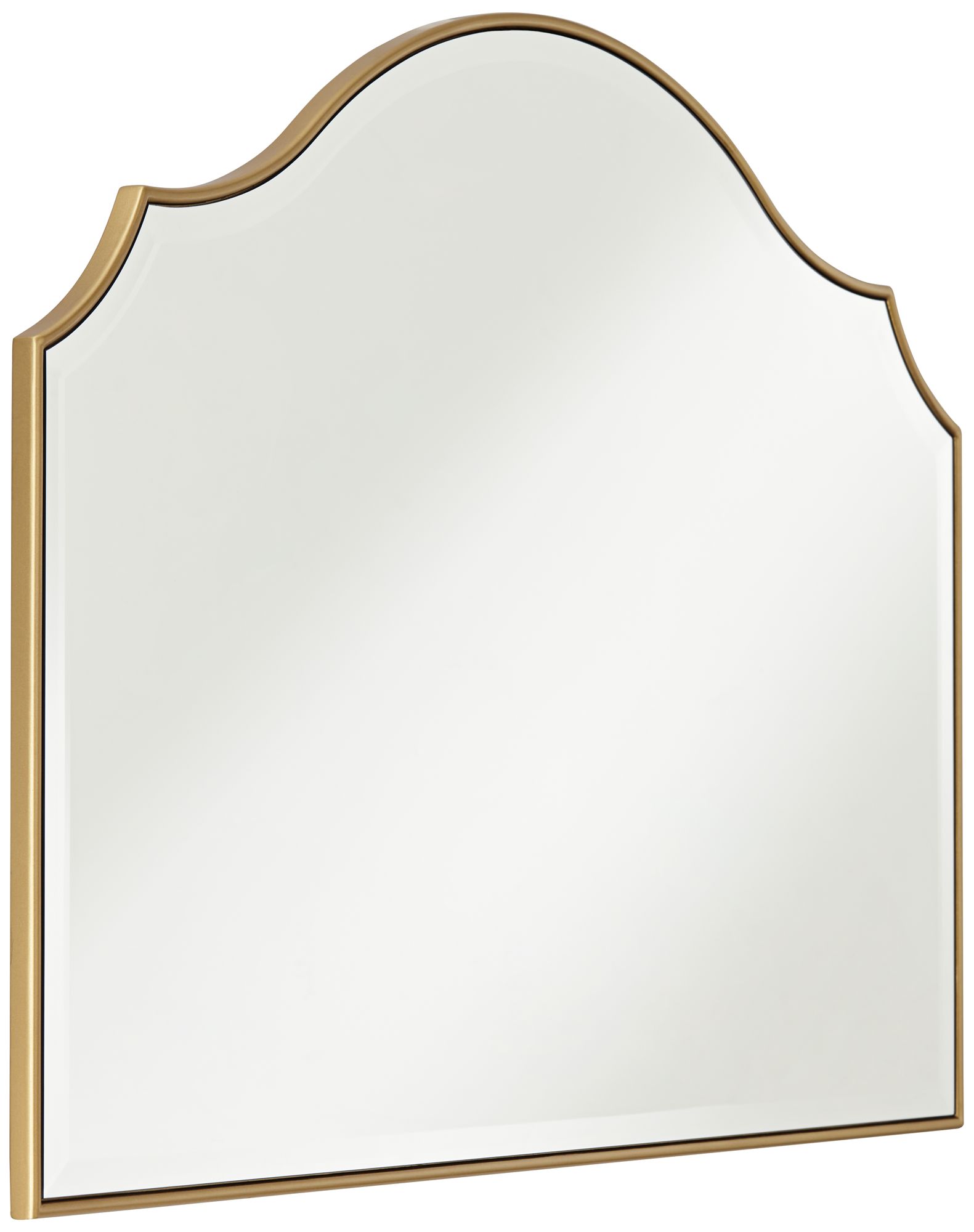 Image 5 Noble Park Vinyard Gold 38" x 28" Arch Wall Mirror more views