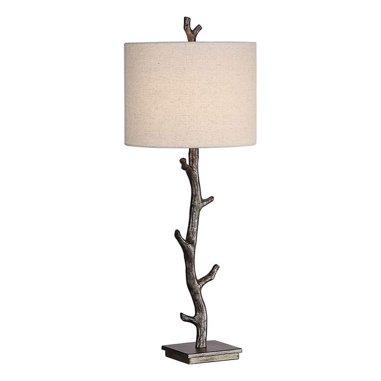 Image 2 Noble Park Viridian Dark Bronze Tree Branch Table Lamp