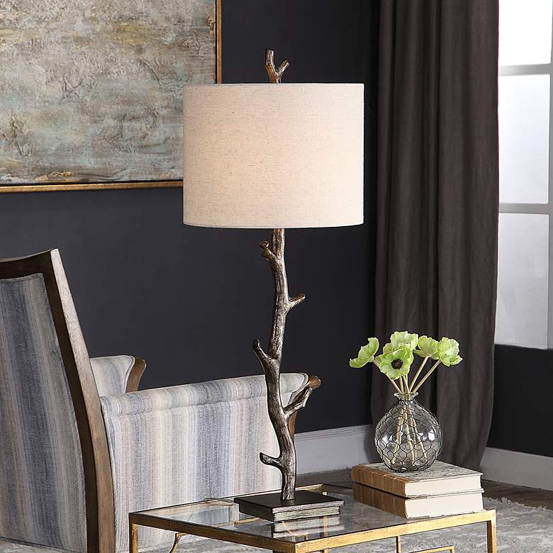 Image 3 Noble Park Viridian Dark Bronze Tree Branch Table Lamp more views