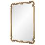 4_Noble Park Xander Antique Gold 22" x 32" Ornate Wall Mirror more views