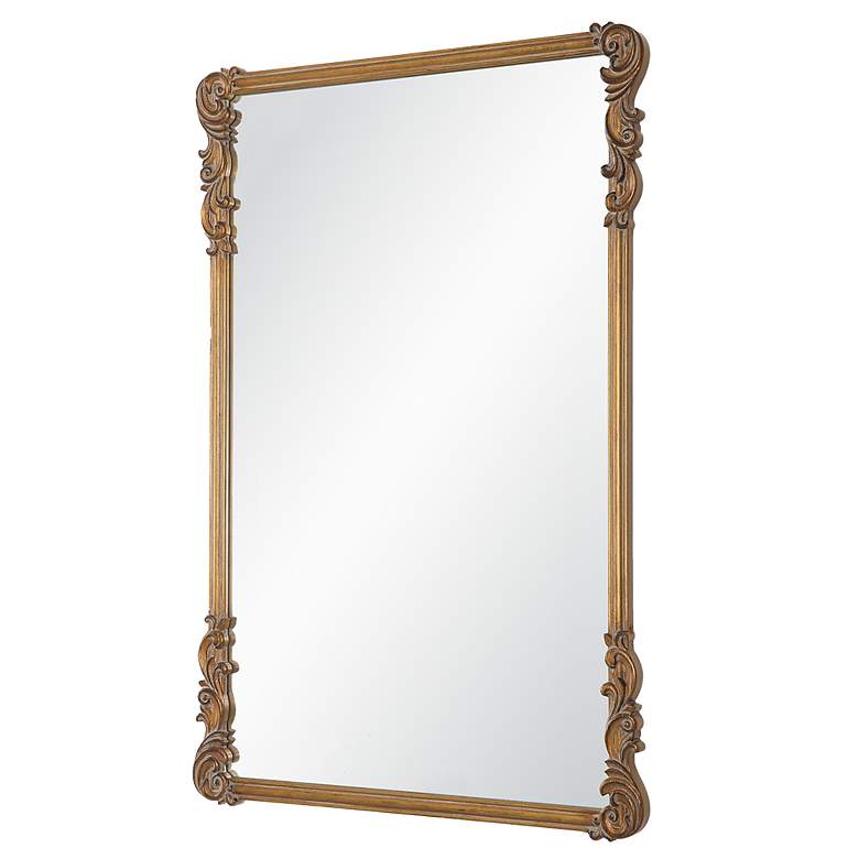 Image 4 Noble Park Xander Antique Gold 24" x 36" Ornate Wall Mirror more views