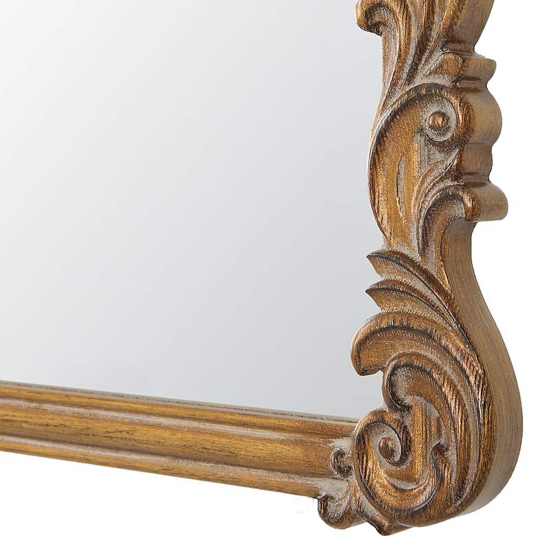 Image 5 Noble Park Xander Antique Gold 24" x 36" Ornate Wall Mirror more views