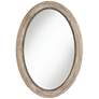 2_Noble Park Zahra Wooden 34" x 23 1/2" Oval Wall Mirror