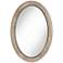 Noble Park Zahra Wooden 34" x 23 1/2" Oval Wall Mirror