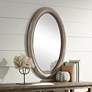 1_Noble Park Zahra Wooden 34" x 23 1/2" Oval Wall Mirror
