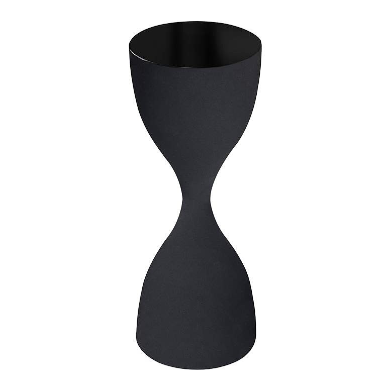 Image 2 Noble Park Zara 9" Wide Black Hourglass Accent Table more views