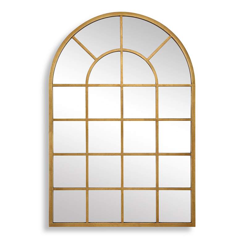 Image 2 Noble Park Zinfandel Gold 30" x 44" Window Pane Wall Mirror
