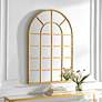 3_Noble Park Zinfandel Gold 30" x 44" Window Pane Wall Mirror more views