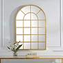 4_Noble Park Zinfandel Gold 30" x 44" Window Pane Wall Mirror more views