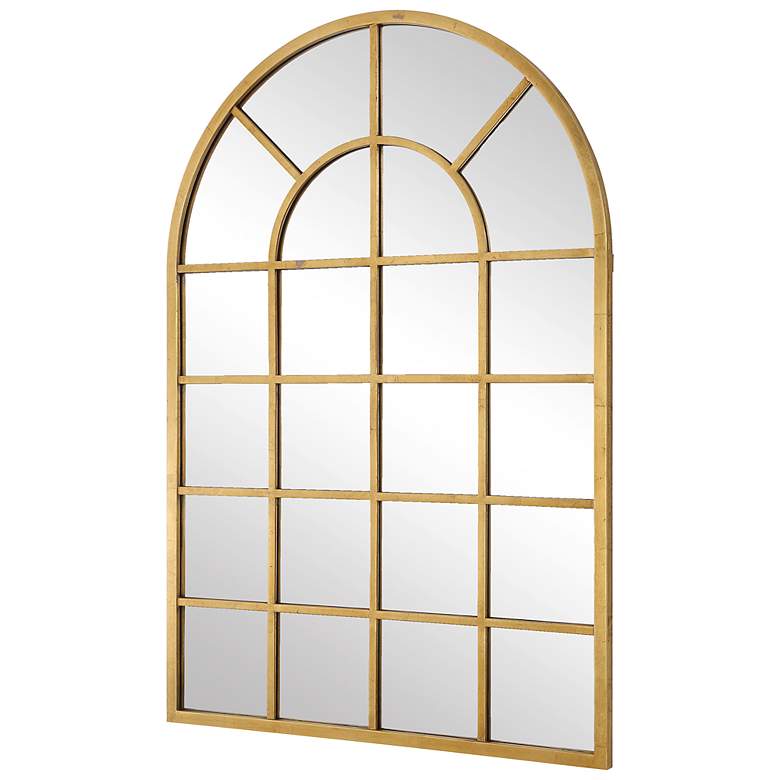 Image 5 Noble Park Zinfandel Gold 30" x 44" Window Pane Wall Mirror more views
