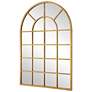 5_Noble Park Zinfandel Gold 30" x 44" Window Pane Wall Mirror more views