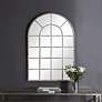 1_Noble Park Zinfandel Gray 30" x 44" Window Pane Wall Mirror