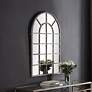 5_Noble Park Zinfandel Gray 30" x 44" Window Pane Wall Mirror more views