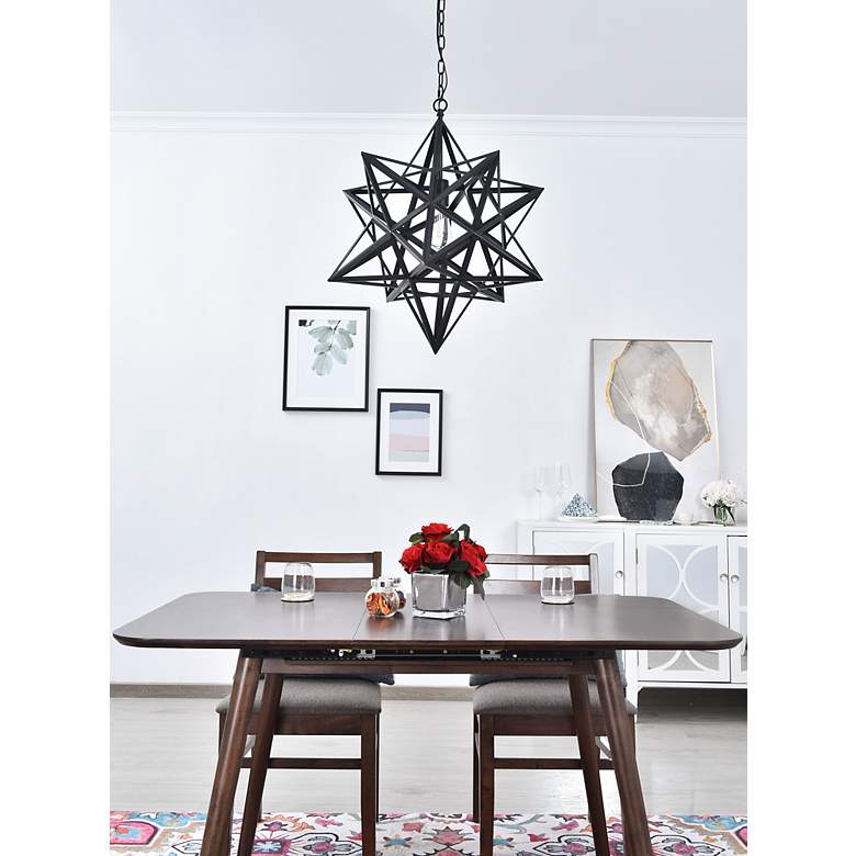 Image 3 Nocturne 1 Lt Black Pendant more views