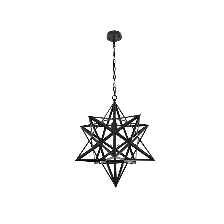 Image 4 Nocturne 1 Lt Black Pendant more views