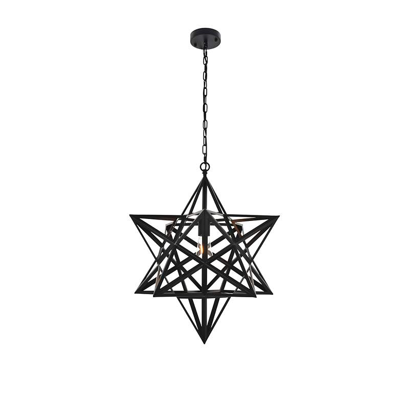 Image 7 Nocturne 1 Lt Black Pendant more views