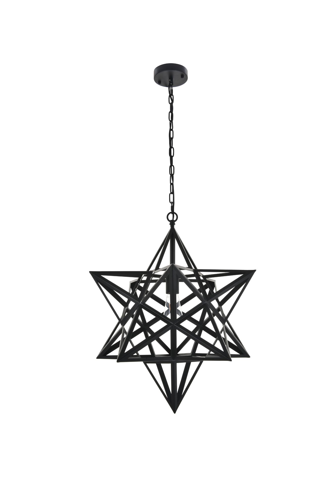Nocturne 1 Lt Black Pendant