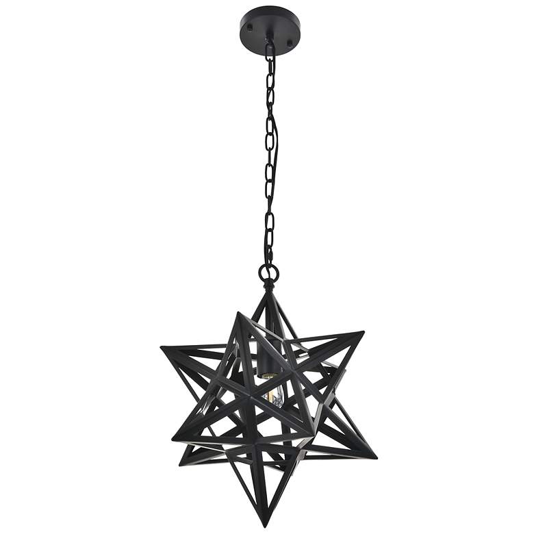 Image 4 Nocturne 1 Lt Black Pendant more views