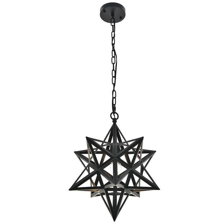 Image 5 Nocturne 1 Lt Black Pendant more views