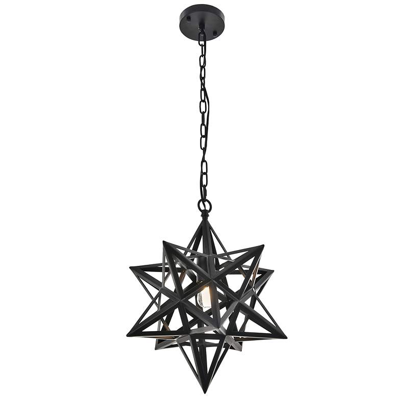 Image 6 Nocturne 1 Lt Black Pendant more views