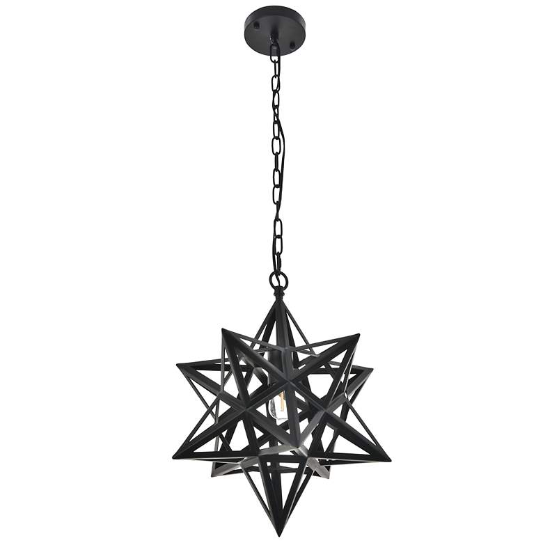 Image 7 Nocturne 1 Lt Black Pendant more views