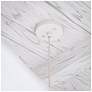 Noel 11.81" High White Rattan Pendant