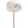 3_Noel 11.81" High White Rattan Pendant more views