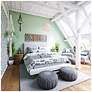 5_Noel 11.81" High White Rattan Pendant more views