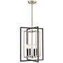 2_Noelle 15" Wide 4-Light Pendant in Matte Black more views