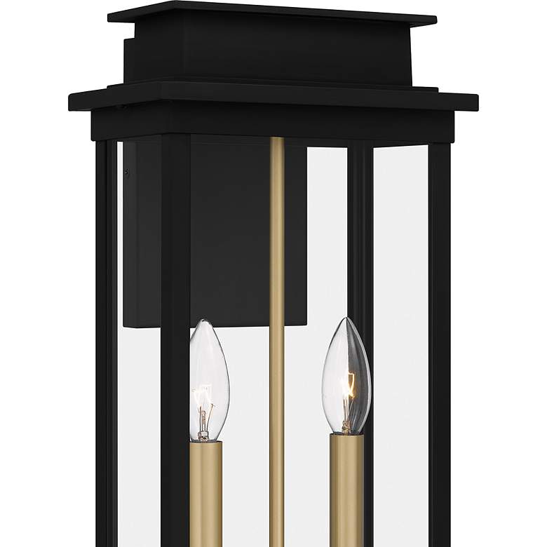 Image 5 Noelle 18 3/4" High Matte Black 2-Light Outdoor Wall Light more views