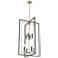 Noelle 20" Wide 8-Light Pendant in Matte Black