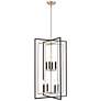 2_Noelle 20" Wide 8-Light Pendant in Matte Black more views