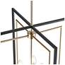 4_Noelle 20" Wide 8-Light Pendant in Matte Black more views