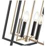 5_Noelle 20" Wide 8-Light Pendant in Matte Black more views