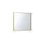 Noemi Brass Metal 30" x 36" Rectangular Wall Mirror in scene