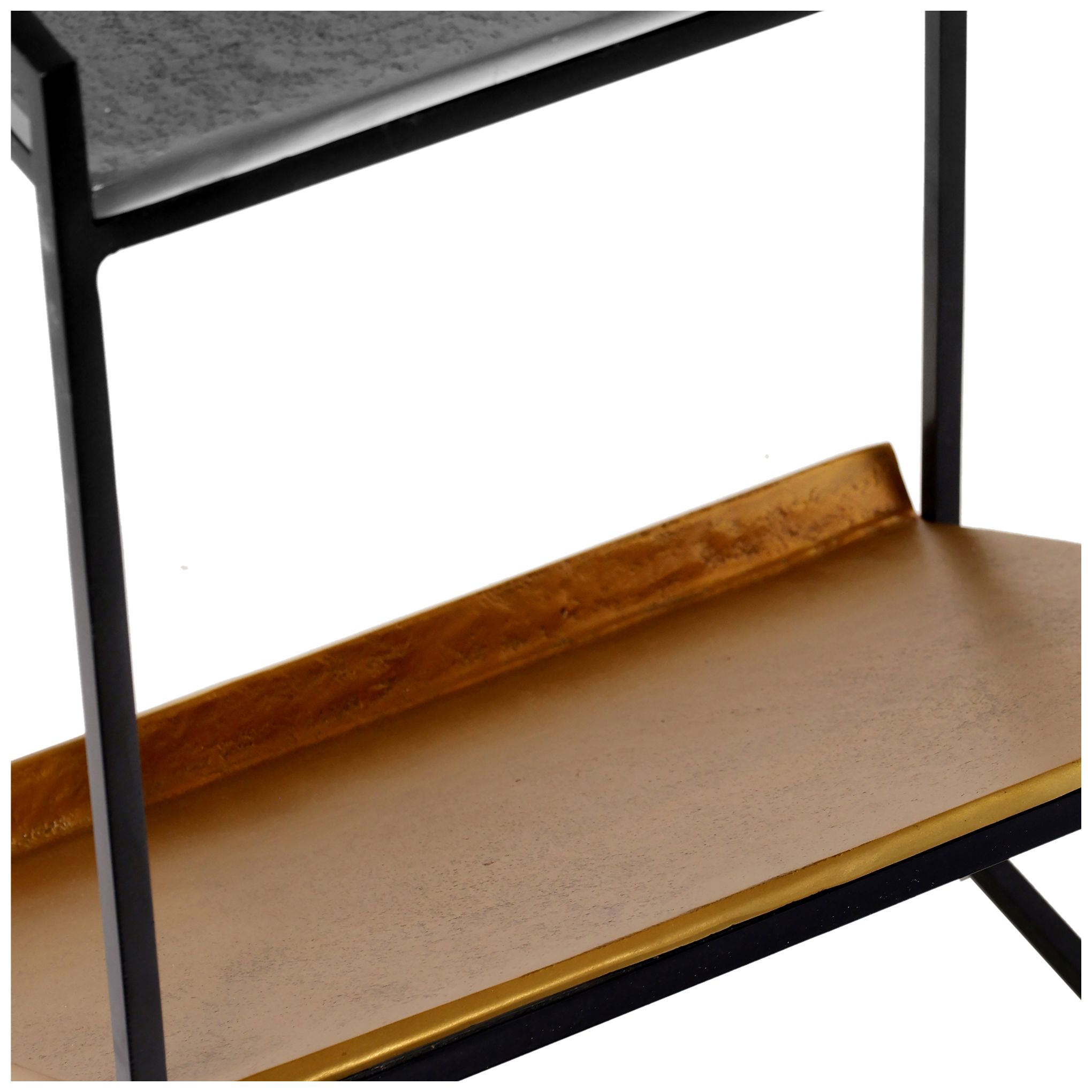 Image 3 Noemi Cast Aluminum Magazine End Table V more views
