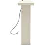 5_Noham 47 1/4"W White Console Table with USB and Power Ports more views