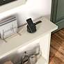 6_Noham 47 1/4"W White Console Table with USB and Power Ports more views