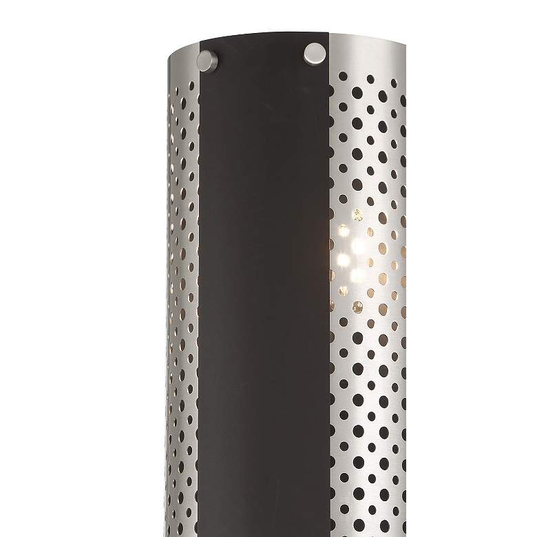 Image 2 Noho 14" High Sand Coal and Brushed Nickel Wall Sconce more views