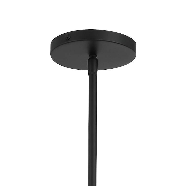 Image 3 Noho 24 1/2"W Sand Coal and Brushed Nickel Pendant Light more views