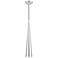 Noho 5 1/4" Wide Brushed Aluminum Mini Pendant